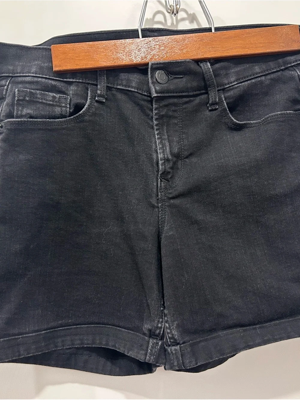 Old Navy Black Denim Cutoff Shorts